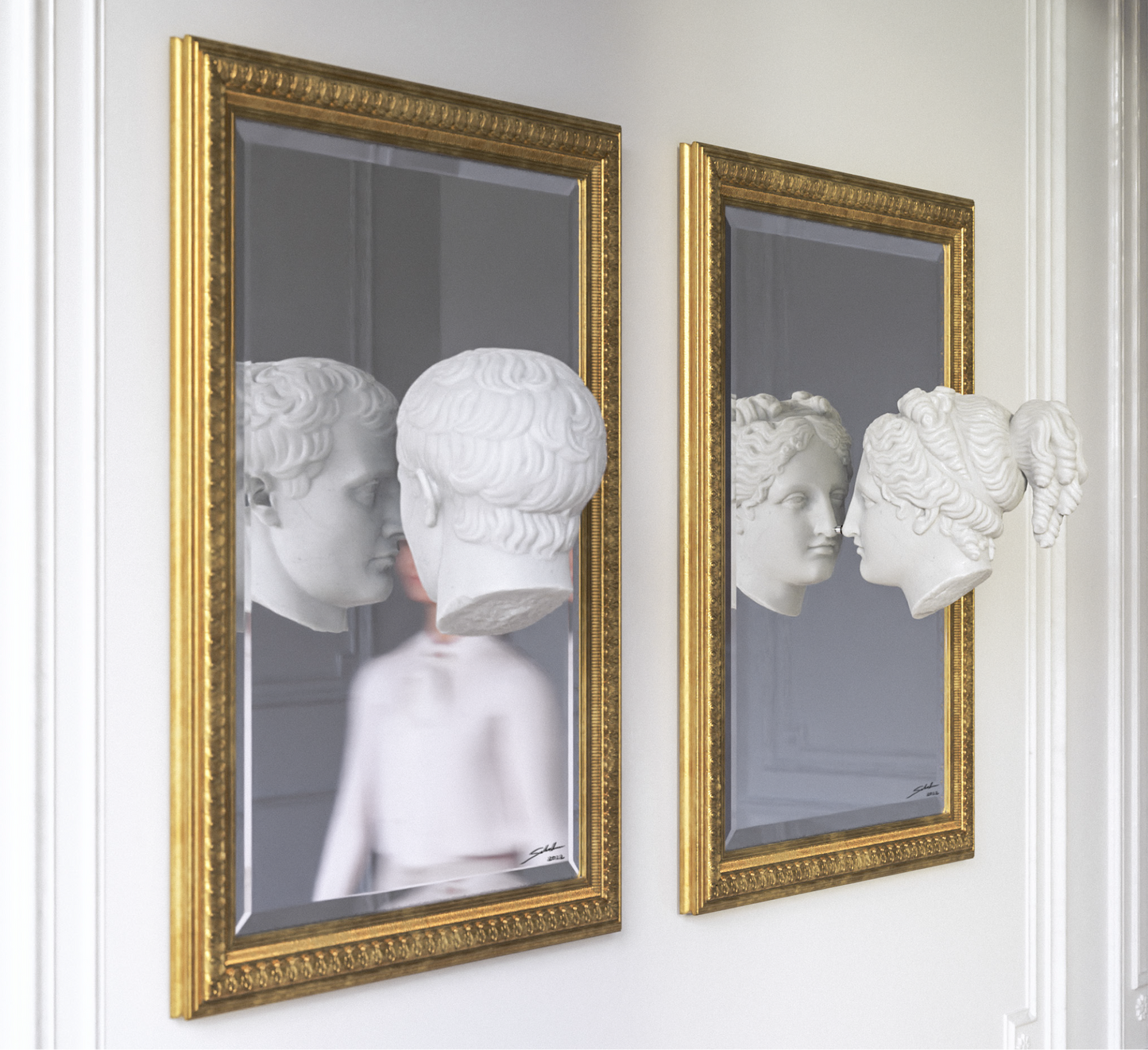 Narcissus Mirror by Sebastian Errazuriz